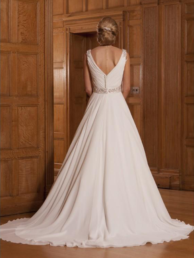 wedding dress - op girona back